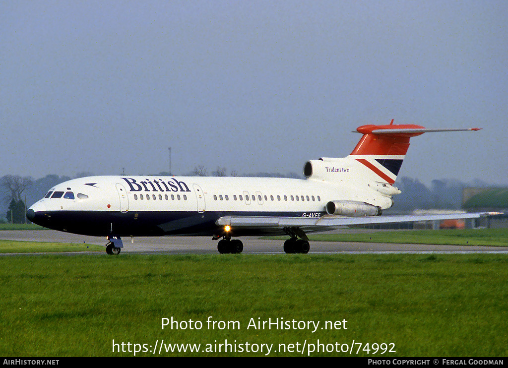 Aircraft Photo of G-AVFE | Hawker Siddeley HS-121 Trident 2E | British Airways | AirHistory.net #74992