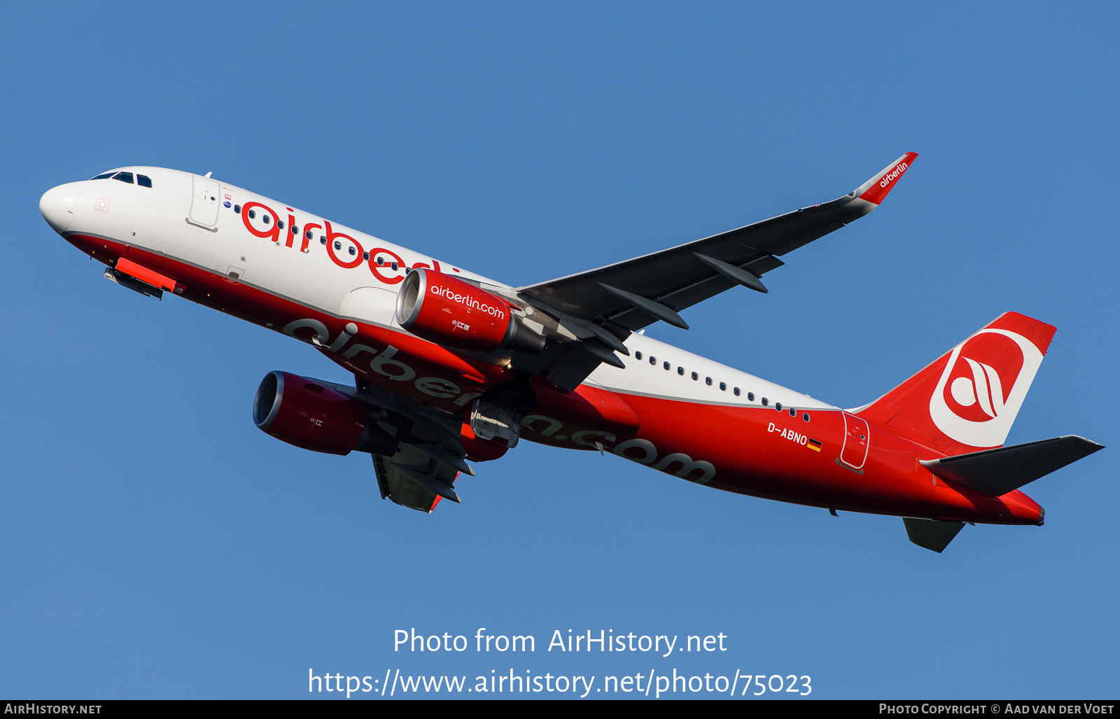 Aircraft Photo of D-ABNO | Airbus A320-214 | Air Berlin | AirHistory.net #75023