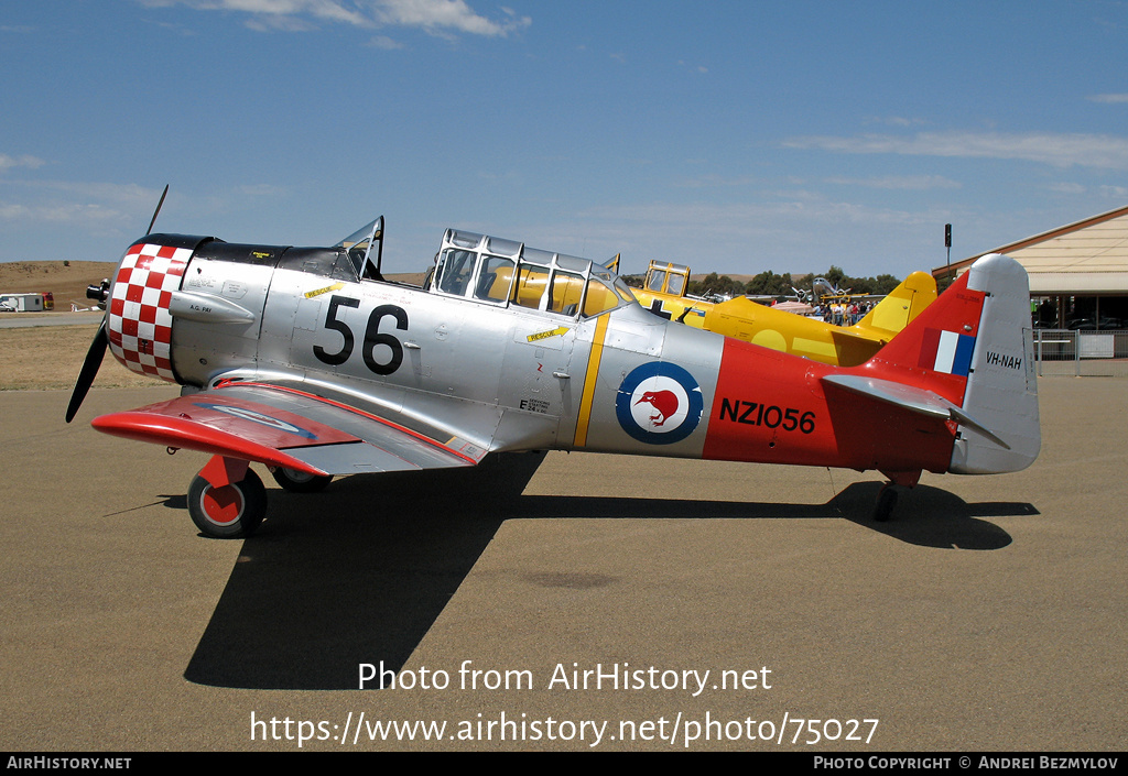 Aircraft Photo of VH-NAH / NZ1056 | North American AT-6C Harvard IIA | New Zealand - Air Force | AirHistory.net #75027