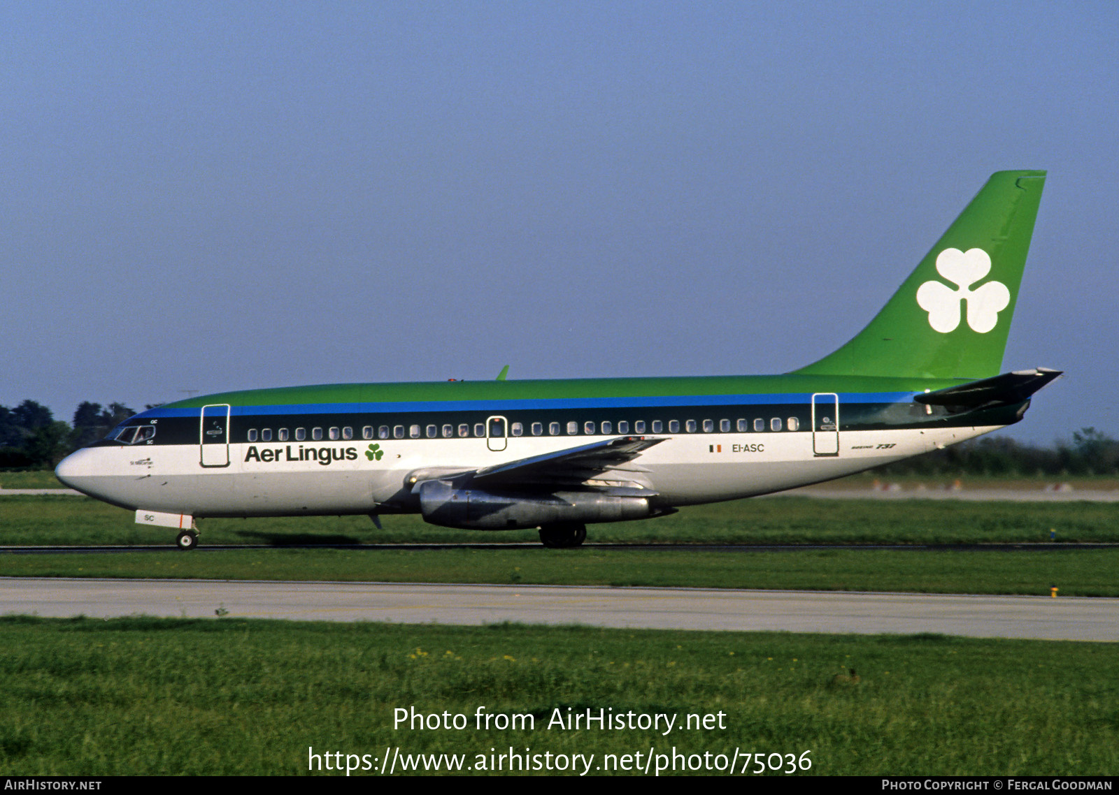 Aircraft Photo of EI-ASC | Boeing 737-248C | Aer Lingus | AirHistory.net #75036