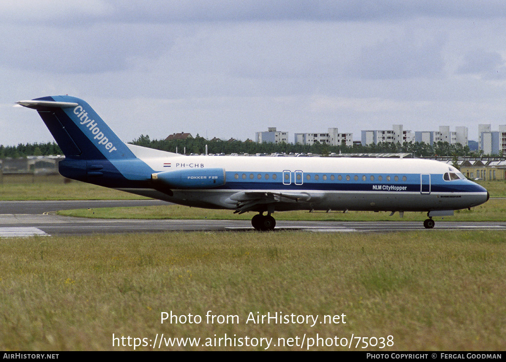 Aircraft Photo of PH-CHB | Fokker F28-4000 Fellowship | NLM Cityhopper | AirHistory.net #75038