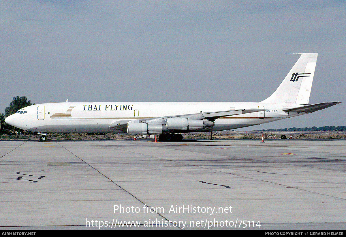 Aircraft Photo of HS-TFS | Boeing 707-321C | Thai Flying Service - TFS | AirHistory.net #75114