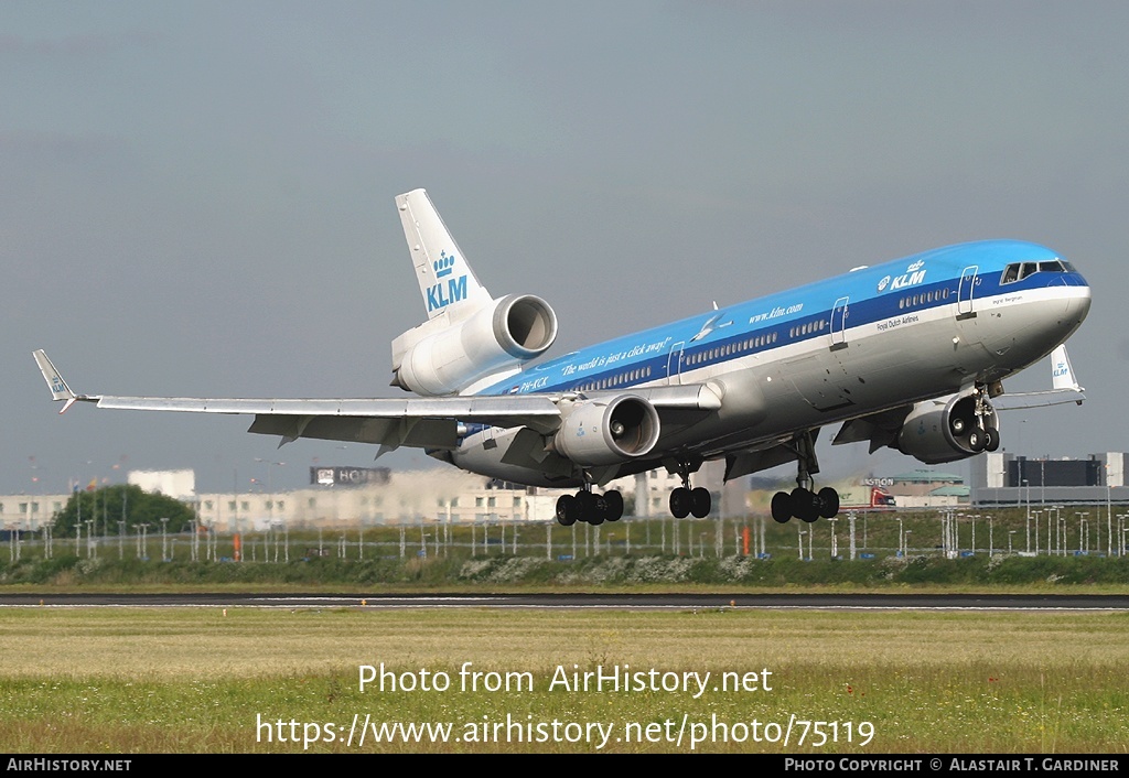 Aircraft Photo of PH-KCK | McDonnell Douglas MD-11 | KLM - Royal Dutch Airlines | AirHistory.net #75119