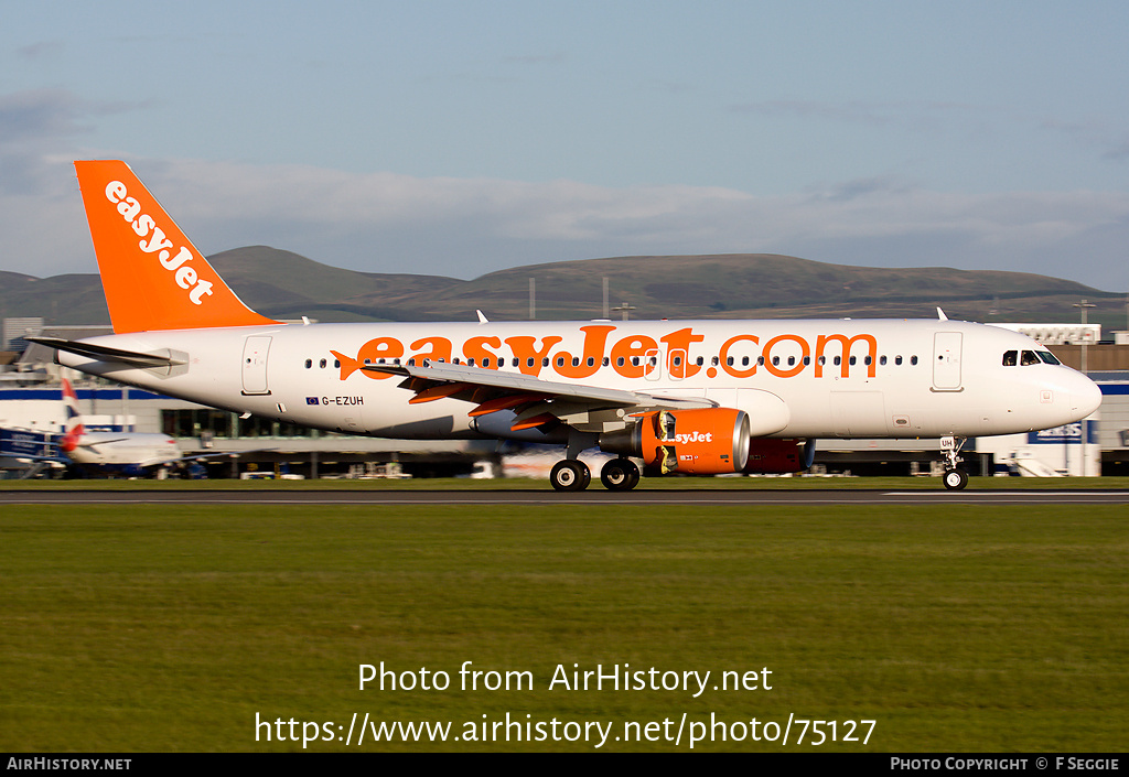 Aircraft Photo of G-EZUH | Airbus A320-214 | EasyJet | AirHistory.net #75127