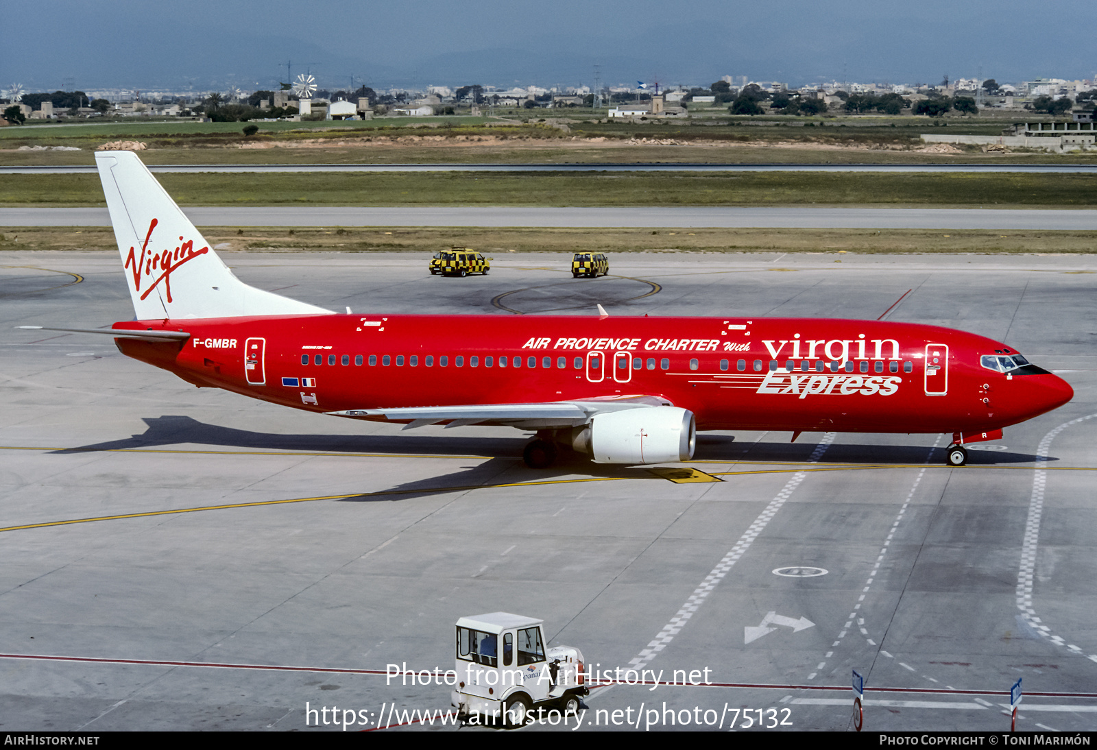 Aircraft Photo of F-GMBR | Boeing 737-4Y0 | Virgin Express | AirHistory.net #75132