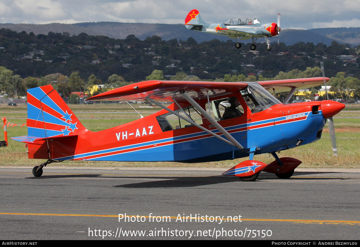 Aircraft Photo of VH-AAZ | American Champion 8KCAB Decathlon | AirHistory.net #75150