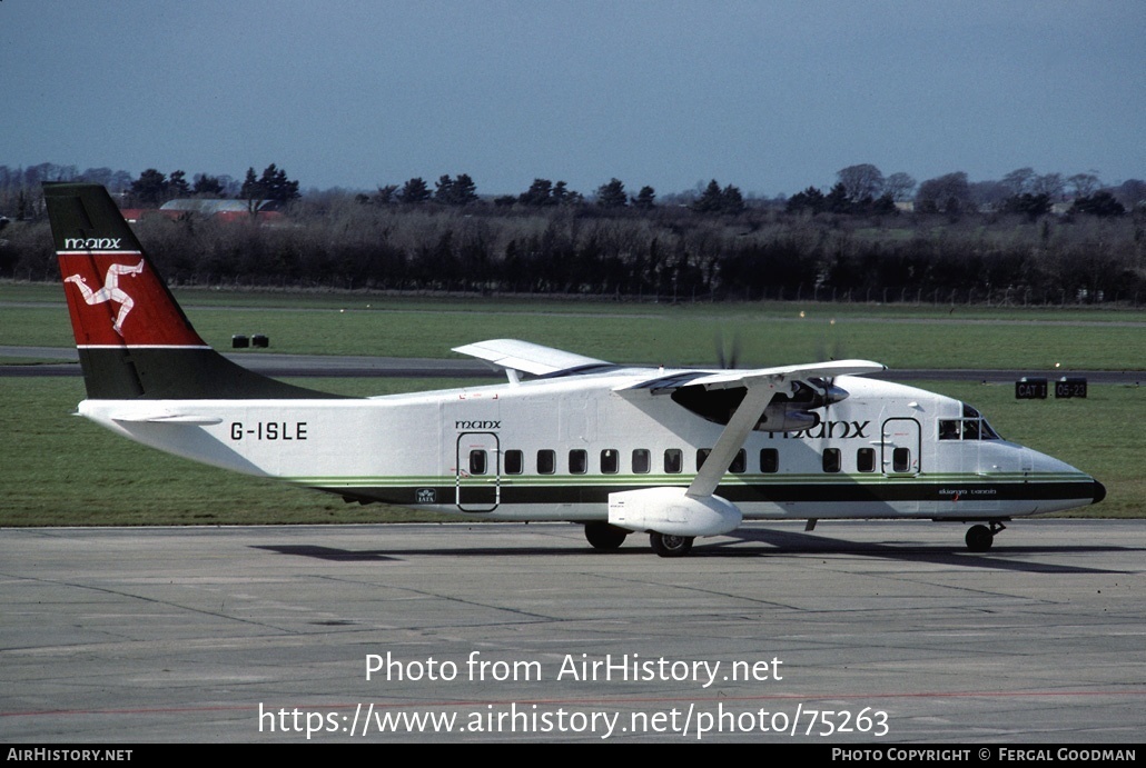 Aircraft Photo of G-ISLE | Short 360-100 | Manx Airlines | AirHistory.net #75263