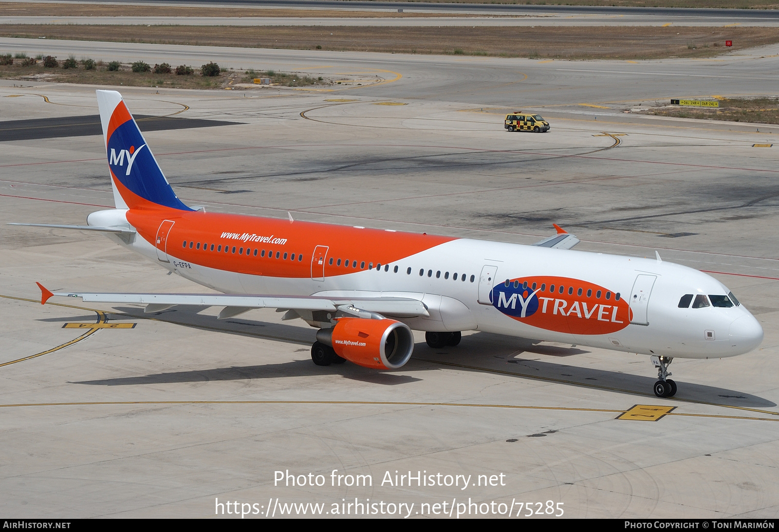 Aircraft Photo of G-EFPA | Airbus A321-211 | MyTravel Airways | AirHistory.net #75285