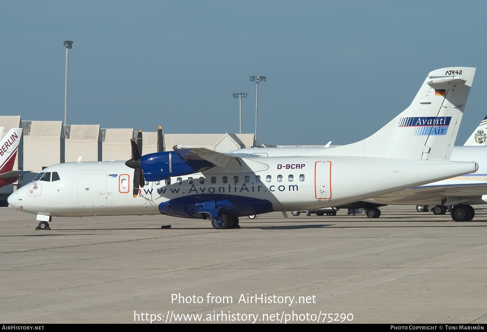 Aircraft Photo of D-BCRP | ATR ATR-42-300QC | Avanti Air | AirHistory.net #75290