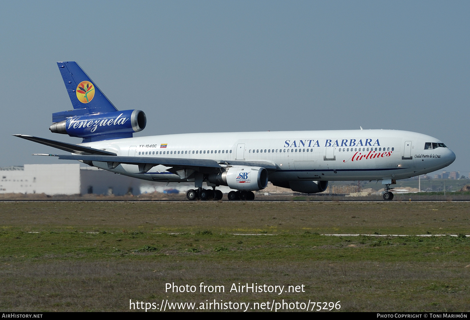 Aircraft Photo of YV-1040C | McDonnell Douglas DC-10-30 | Santa Bárbara Airlines | AirHistory.net #75296