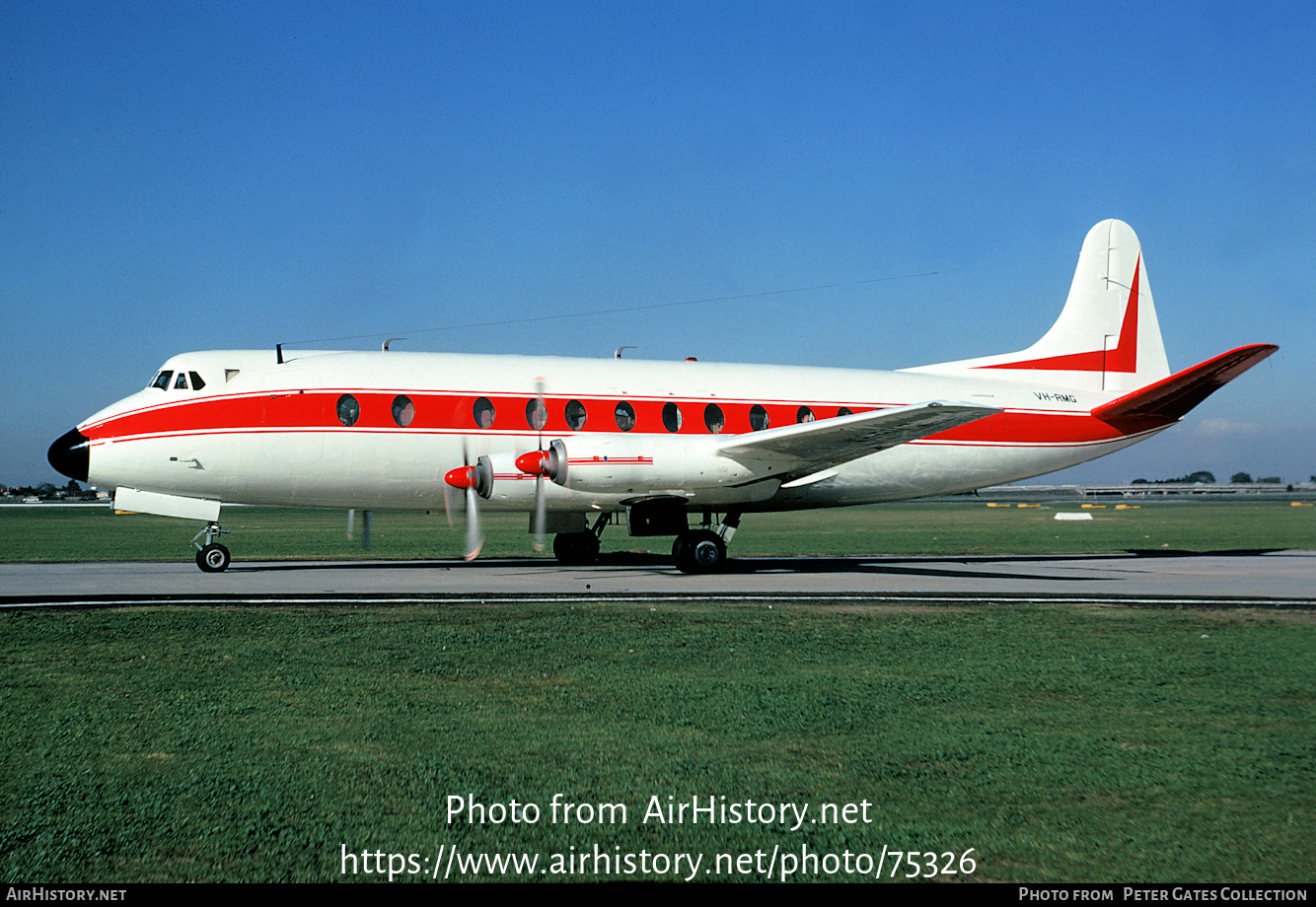 Aircraft Photo of VH-RMG | Vickers 832 Viscount | Far Eastern Air Transport - FAT | AirHistory.net #75326