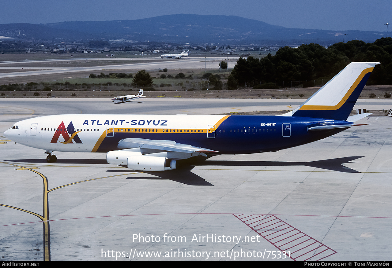 Aircraft Photo of EK-86117 | Ilyushin Il-86 | Atlant-Soyuz Airlines | AirHistory.net #75331