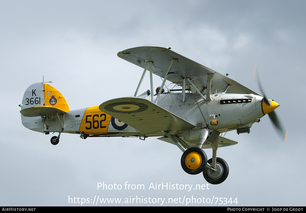 Aircraft Photo of G-BURZ / K3661 | Hawker Nimrod Mk2 | UK - Navy | AirHistory.net #75344