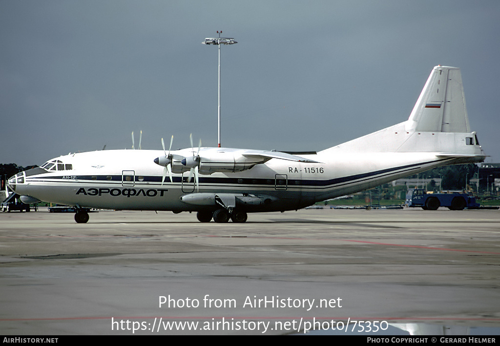 Aircraft Photo of RA-11516 | Antonov An-12B | Aeroflot | AirHistory.net #75350