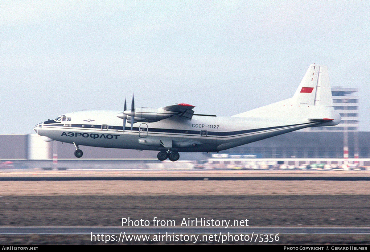 Aircraft Photo of CCCP-11127 | Antonov An-12B | Aeroflot | AirHistory.net #75356