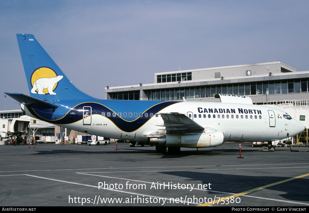 Aircraft Photo of C-GDPA | Boeing 737-2T2C/Adv | Canadian North | AirHistory.net #75380