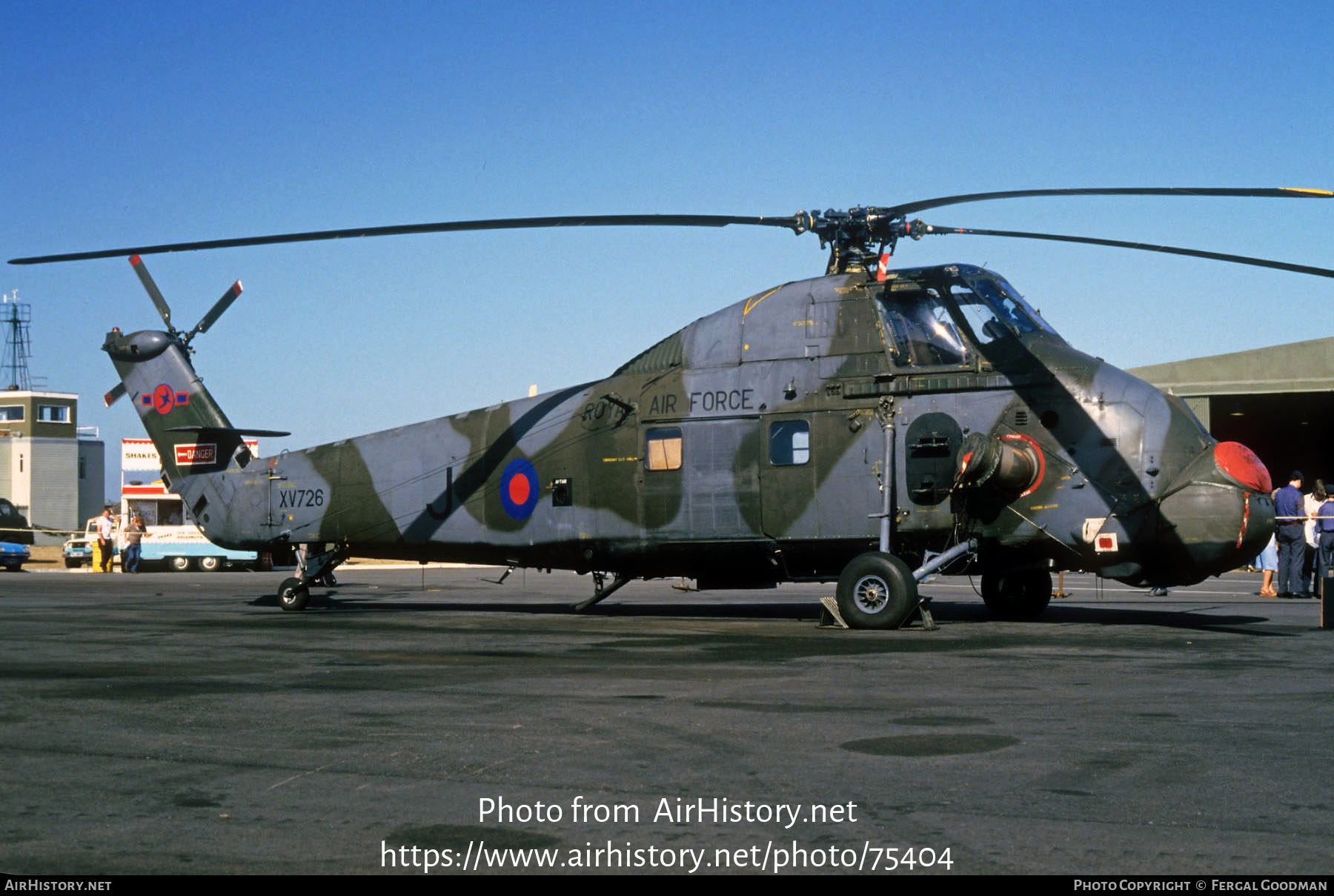 Aircraft Photo of XV726 | Westland WS-58 Wessex HC.2 | UK - Air Force | AirHistory.net #75404