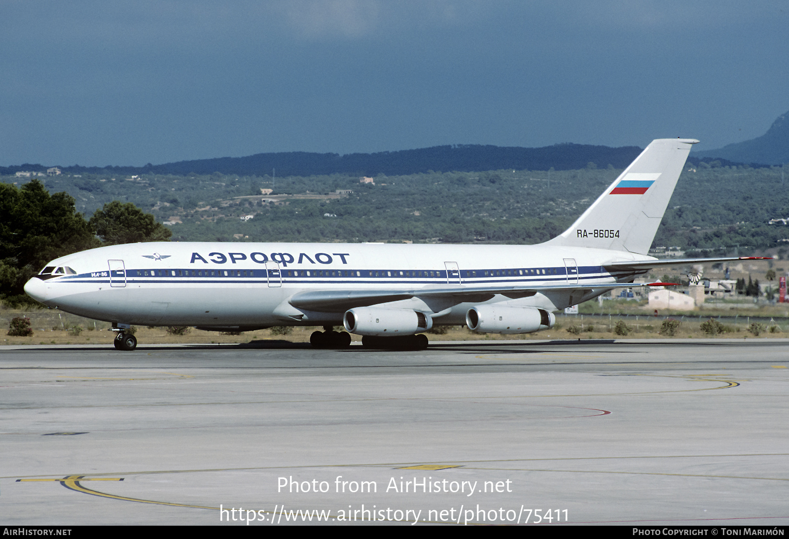 Aircraft Photo of RA-86054 | Ilyushin Il-86 | Aeroflot | AirHistory.net #75411