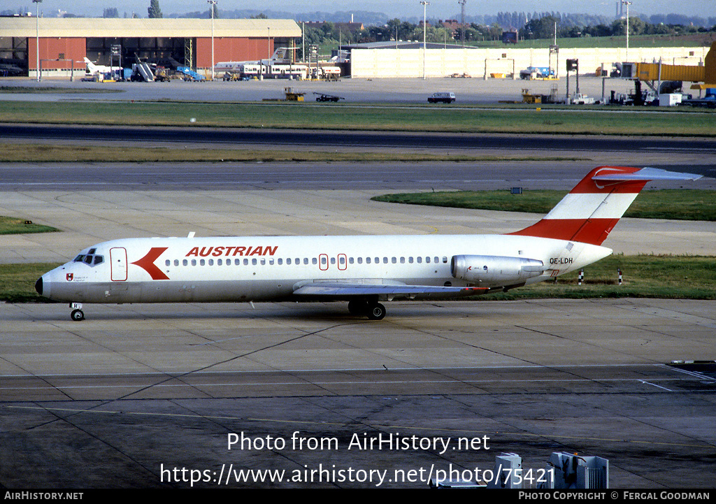 Aircraft Photo of OE-LDH | McDonnell Douglas DC-9-32 | Austrian Airlines | AirHistory.net #75421