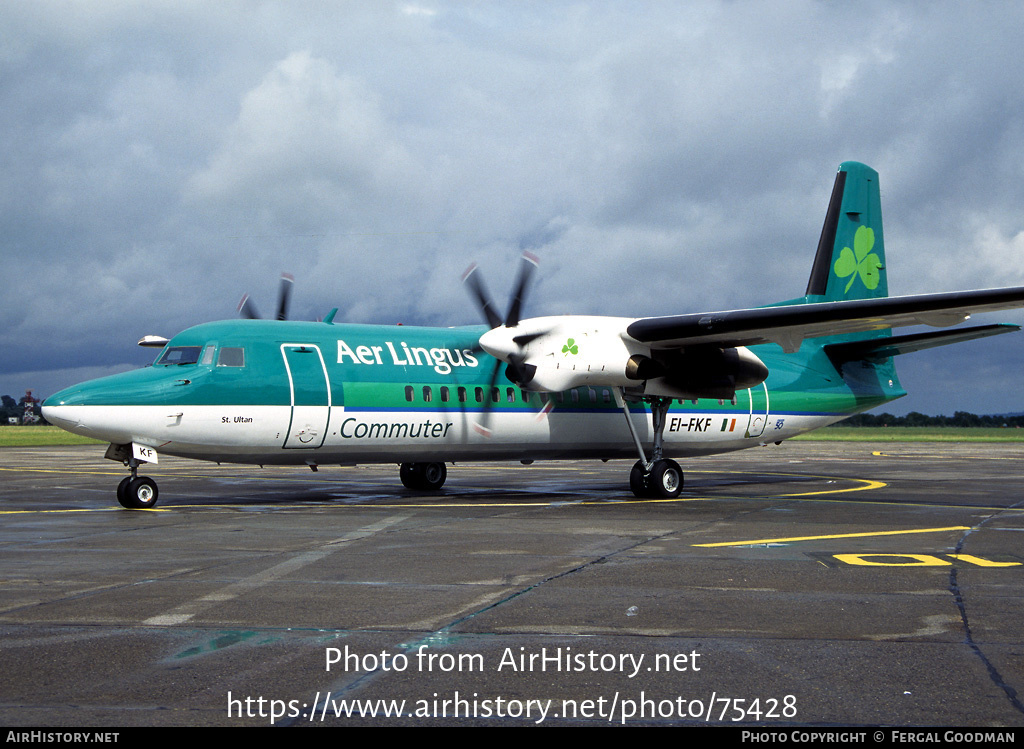 Aircraft Photo of EI-FKF | Fokker 50 | Aer Lingus Commuter | AirHistory.net #75428