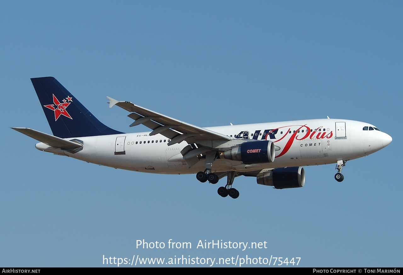 Aircraft Photo of EC-HLA | Airbus A310-324/ET | Air Plus Comet | AirHistory.net #75447