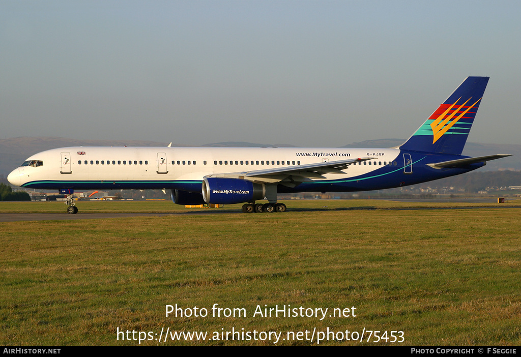 Aircraft Photo of G-RJGR | Boeing 757-225 | MyTravel Airways | AirHistory.net #75453