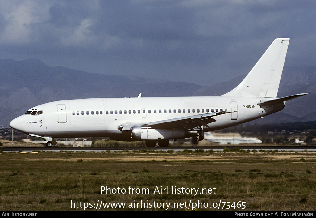 Aircraft Photo of F-GOAF | Boeing 737-242C | Air Méditerranée | AirHistory.net #75465