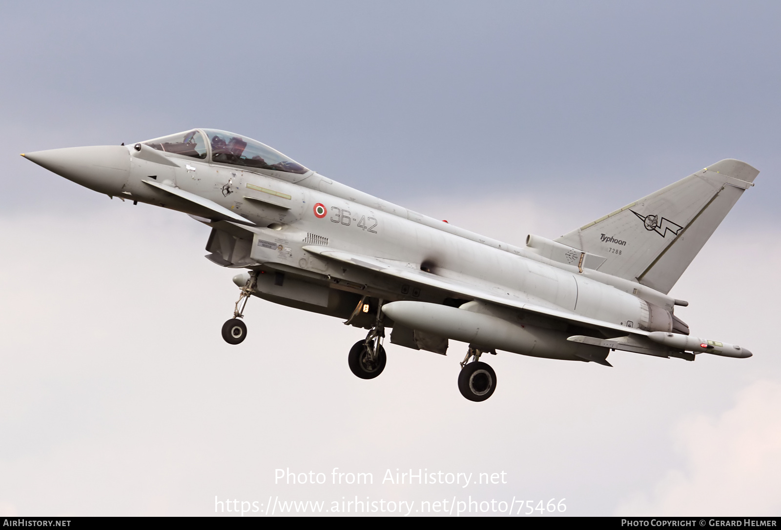 Aircraft Photo of MM7288 | Eurofighter EF-2000 Typhoon S | Italy - Air Force | AirHistory.net #75466