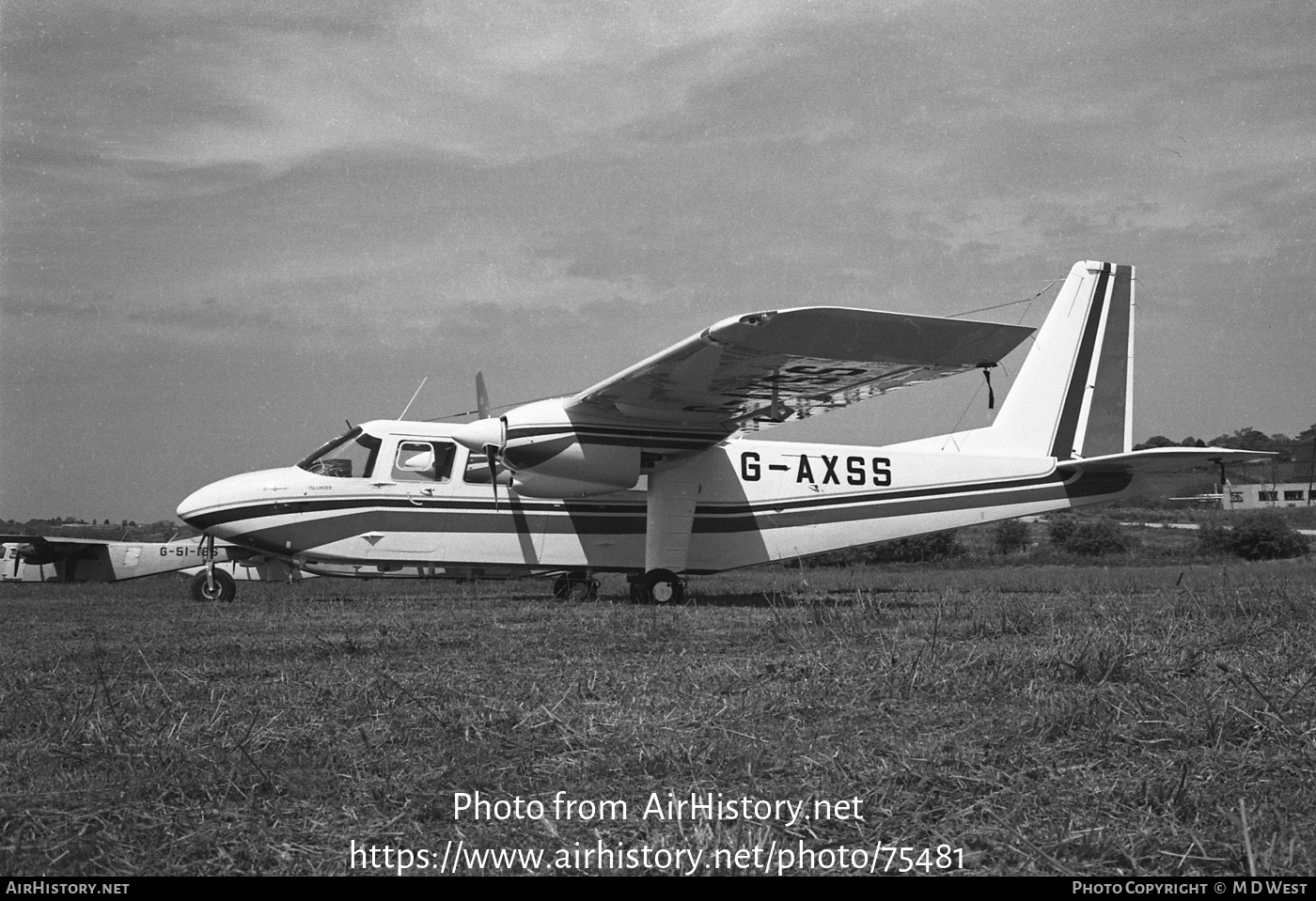 Aircraft Photo of G-AXSS | Britten-Norman BN-2A Islander | AirHistory.net #75481