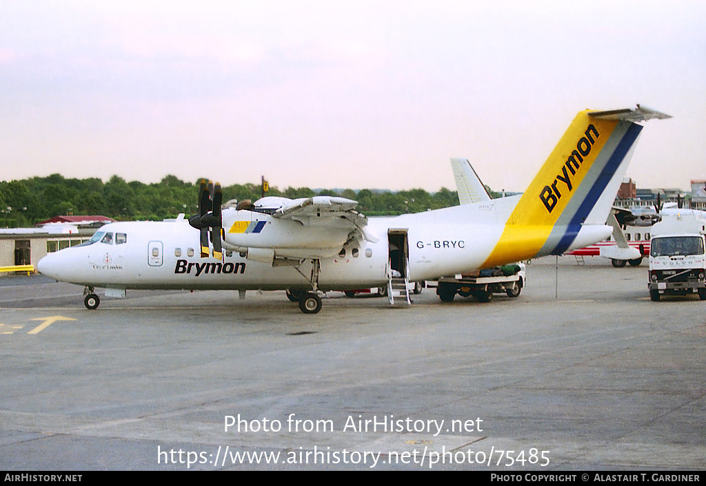 Aircraft Photo of G-BRYC | De Havilland Canada DHC-7-110 Dash 7 | Brymon Airways | AirHistory.net #75485