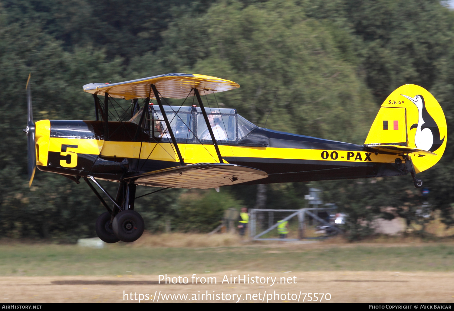 Aircraft Photo of OO-PAX | Stampe-Vertongen SV-4B | AirHistory.net #75570