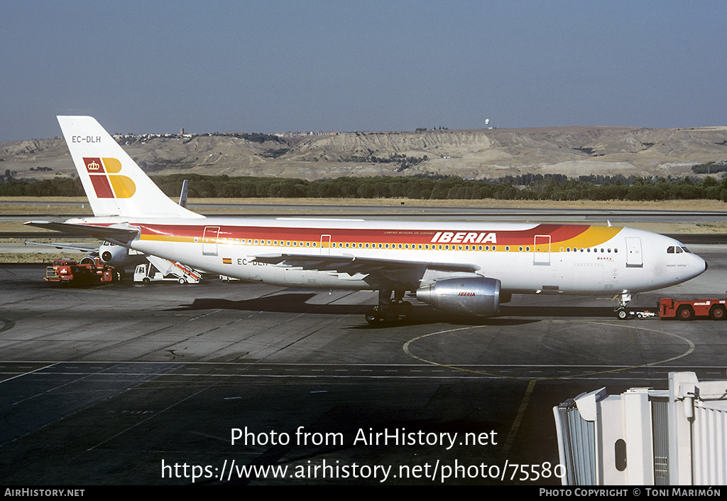 Aircraft Photo of EC-DLH | Airbus A300B4-120 | Iberia | AirHistory.net #75580