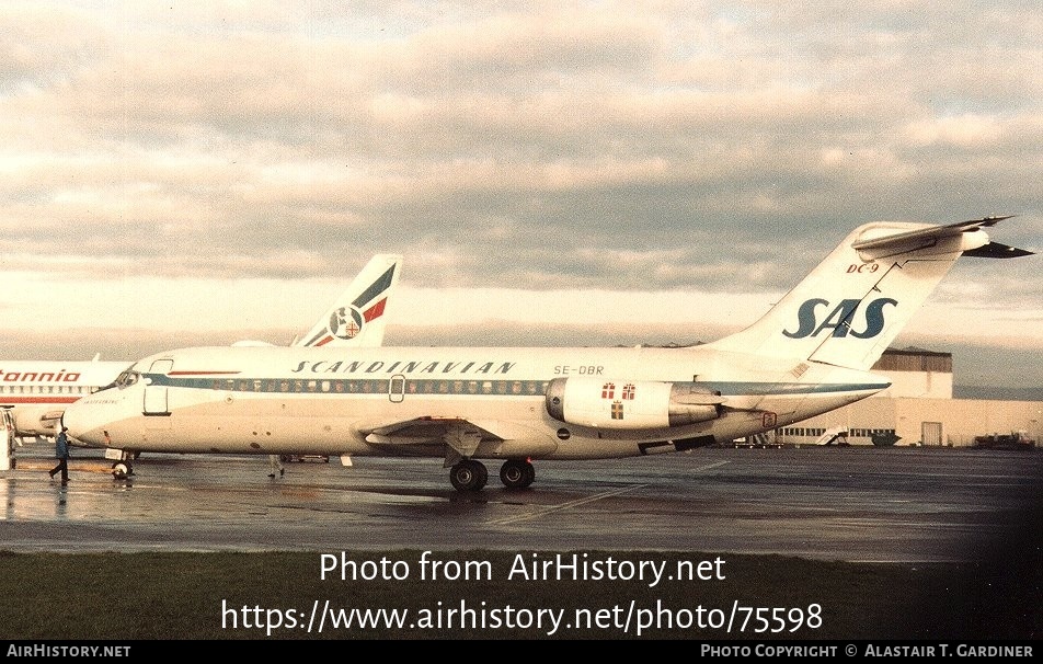 Aircraft Photo of SE-DBR | McDonnell Douglas DC-9-21 | Scandinavian Airlines - SAS | AirHistory.net #75598