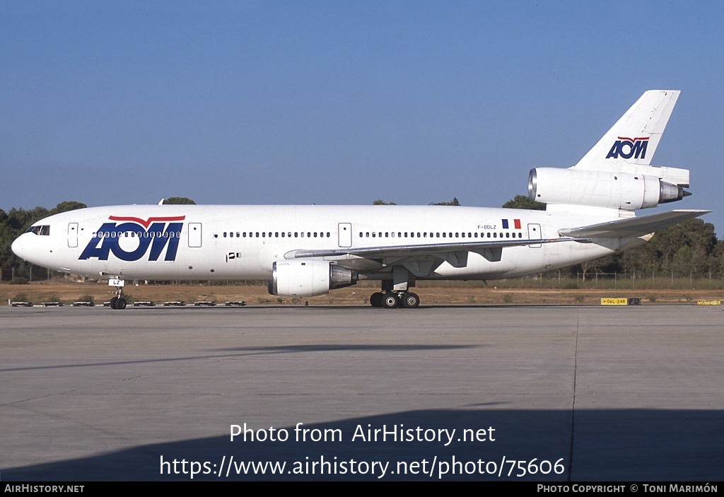 Aircraft Photo of F-ODLZ | McDonnell Douglas DC-10-30 | AOM French Airlines | AirHistory.net #75606