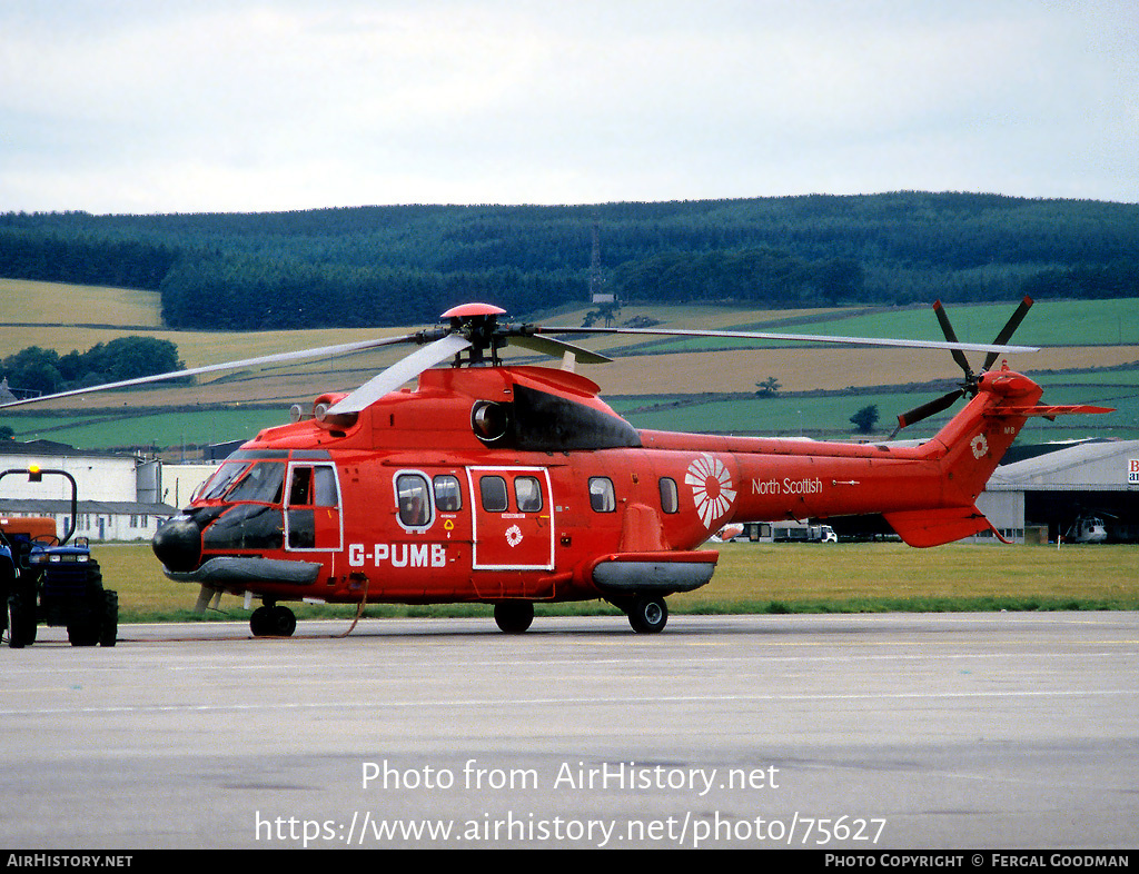 Aircraft Photo of G-PUMB | Aerospatiale AS-332L1 Super Puma | North Scottish Helicopters | AirHistory.net #75627