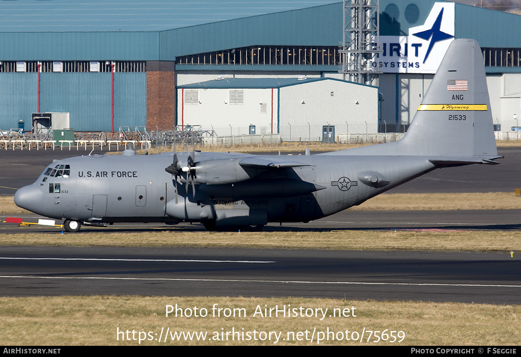 Aircraft Photo of 92-1533 / 21533 | Lockheed C-130H Hercules | USA - Air Force | AirHistory.net #75659