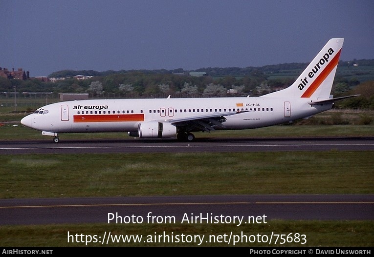 Aircraft Photo of EC-HBL | Boeing 737-85P | Air Europa | AirHistory.net #75683