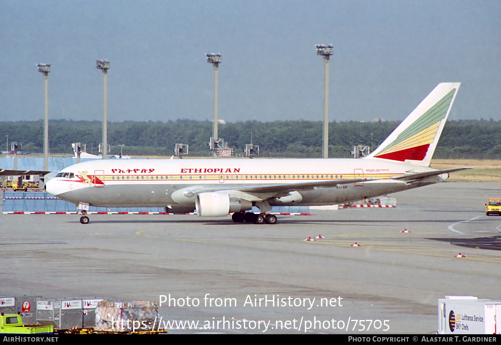 Aircraft Photo of ET-AIF | Boeing 767-260/ER | Ethiopian Airlines | AirHistory.net #75705