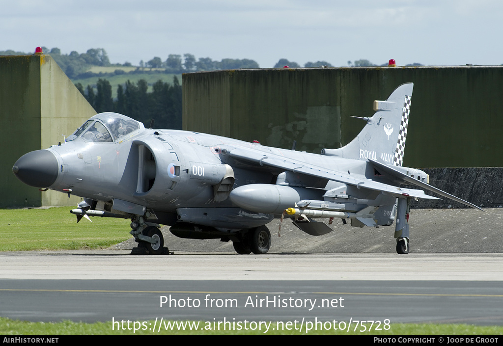 Aircraft Photo of ZH801 | British Aerospace Sea Harrier FA2 | UK - Navy | AirHistory.net #75728