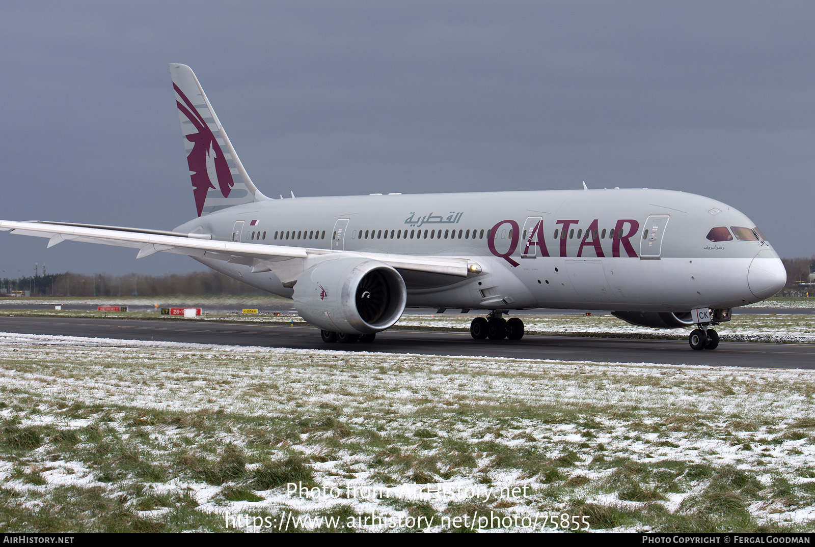 Aircraft Photo of A7-BCK | Boeing 787-8 Dreamliner | Qatar Airways | AirHistory.net #75855