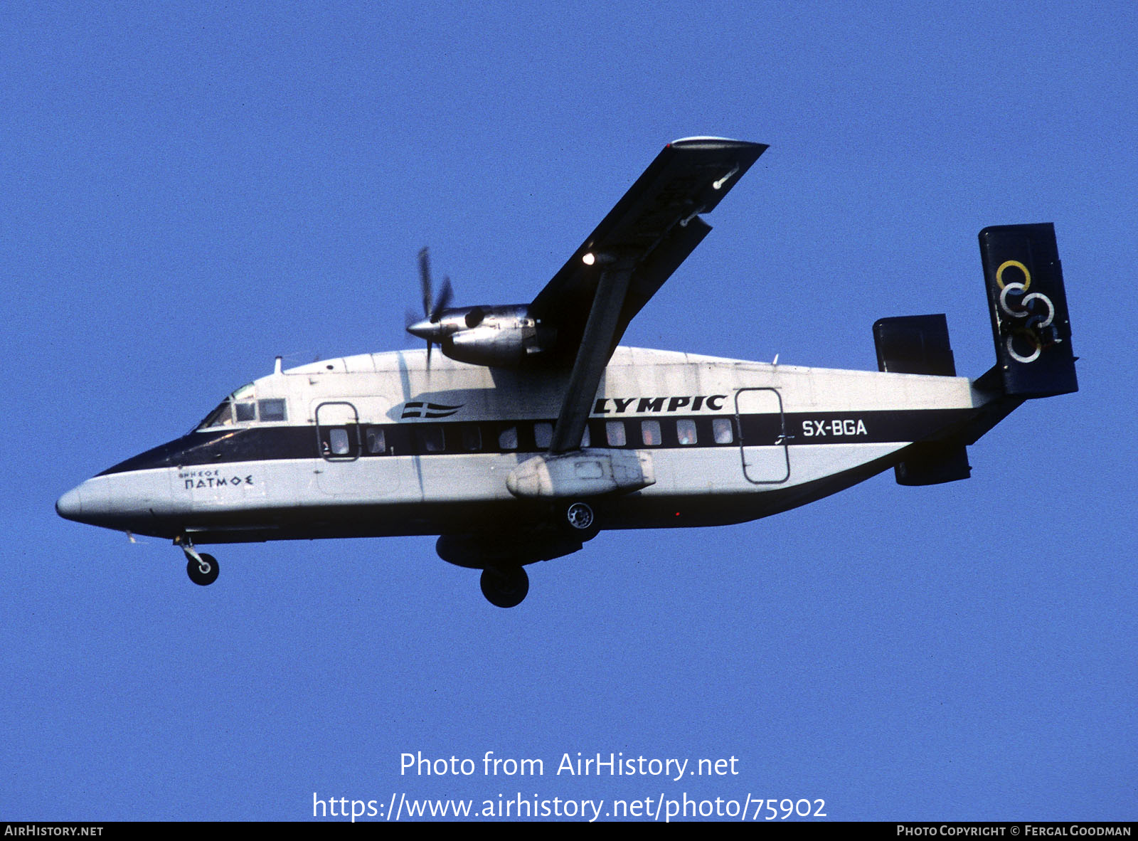 Aircraft Photo of SX-BGA | Short 330-100 | Olympic | AirHistory.net #75902