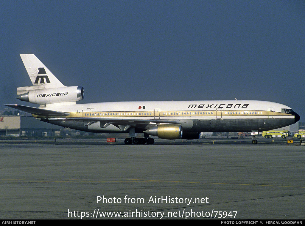 Aircraft Photo of N10045 | McDonnell Douglas DC-10-15 | Mexicana | AirHistory.net #75947