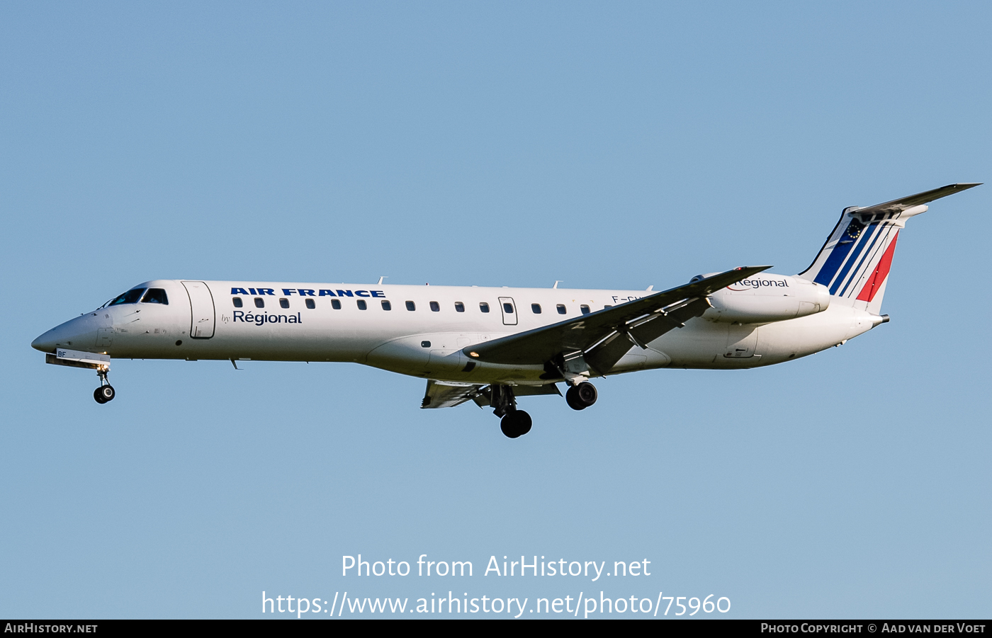 Aircraft Photo of F-GUBF | Embraer ERJ-145MP (EMB-145MP) | Air France | AirHistory.net #75960