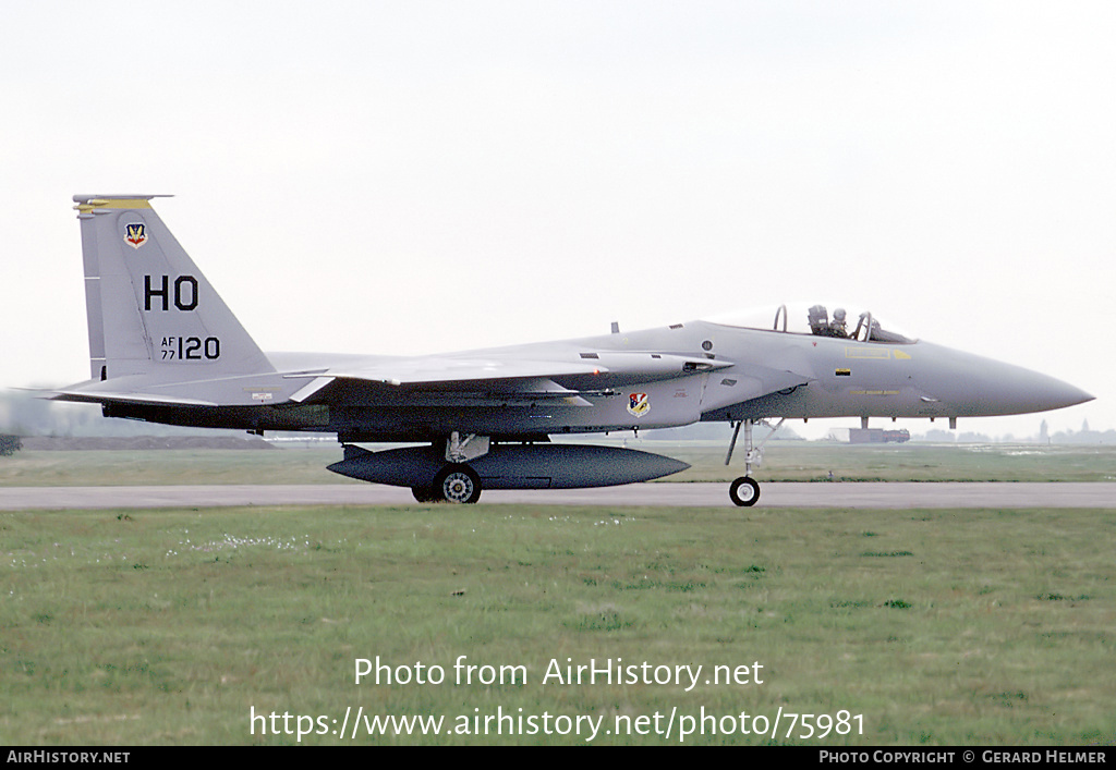 Aircraft Photo of 77-0120 / AF77-120 | McDonnell Douglas F-15A Eagle | USA - Air Force | AirHistory.net #75981