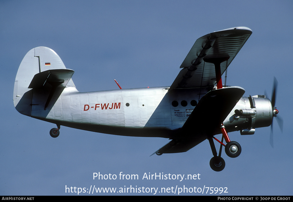 Aircraft Photo of D-FWJM | Antonov An-2TD | Freunde der Antonov | AirHistory.net #75992