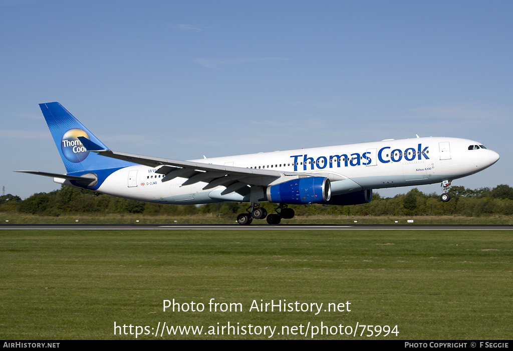 Aircraft Photo of G-OJMB | Airbus A330-243 | Thomas Cook Airlines | AirHistory.net #75994