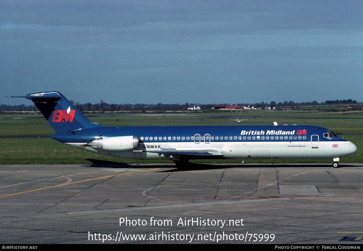 Aircraft Photo of G-BMAK | McDonnell Douglas DC-9-32 | British Midland Airways - BMA | AirHistory.net #75999