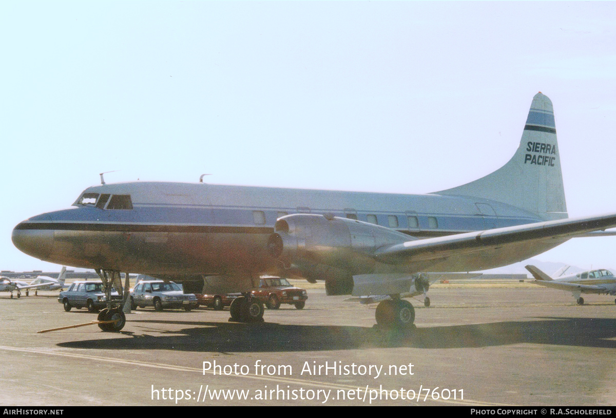 Aircraft Photo of N73301 | Convair 580 | Sierra Pacific Airlines | AirHistory.net #76011