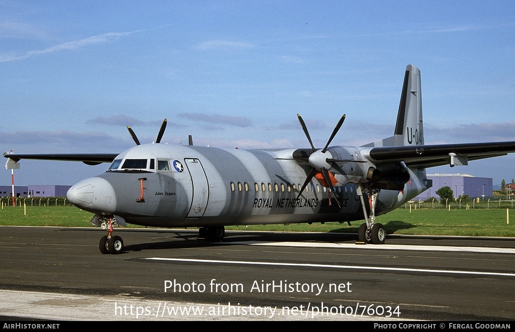 Aircraft Photo of U-04 | Fokker 60UTA-N | Netherlands - Air Force | AirHistory.net #76034