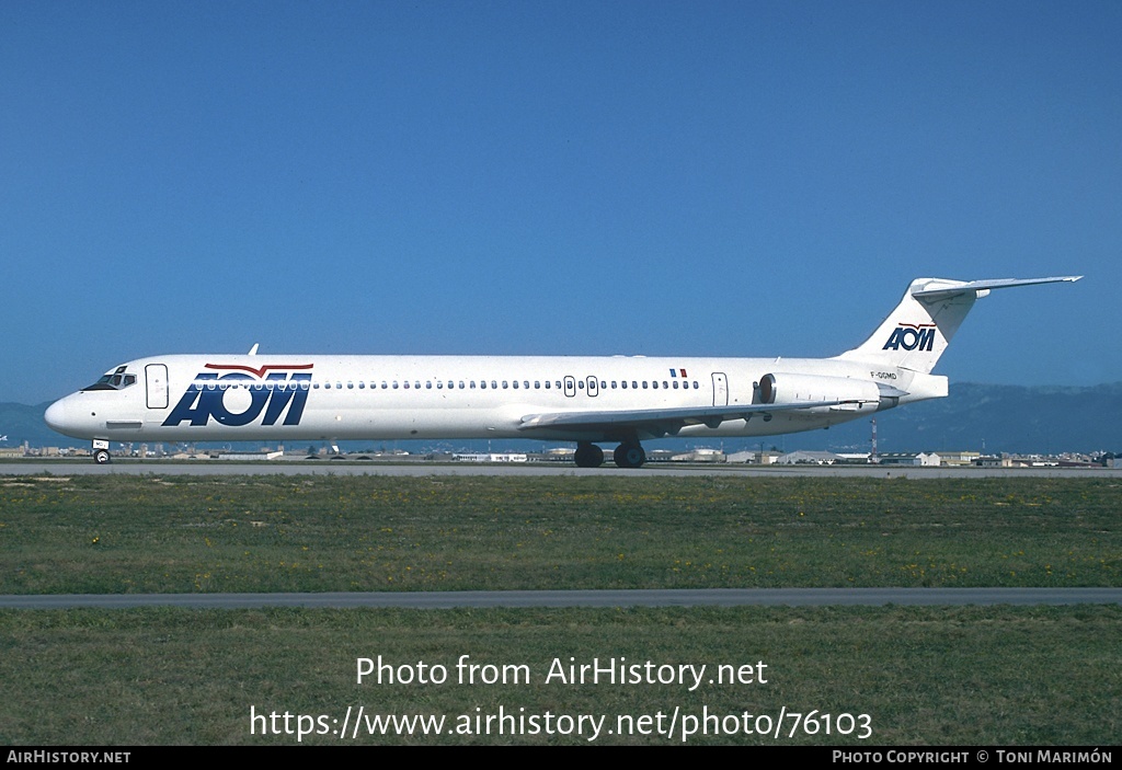 Aircraft Photo of F-GGMD | McDonnell Douglas MD-83 (DC-9-83) | AOM French Airlines | AirHistory.net #76103